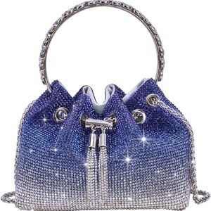 NEW Sparkling Bling Swarovski Crystal Rhinestone Bag Clutch Purse +FREE …